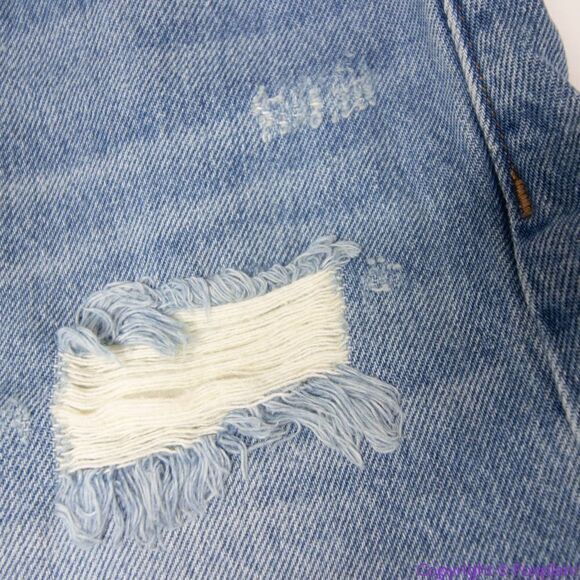 NEW Madewell Relaxed Denim Shorts in Homecrest Wash: Ripped Edition, 26 - Picture 15 of 16